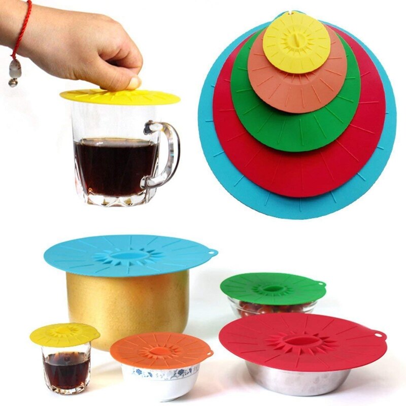 JVE Marketing™ Silicone Microwave Bowl Cover