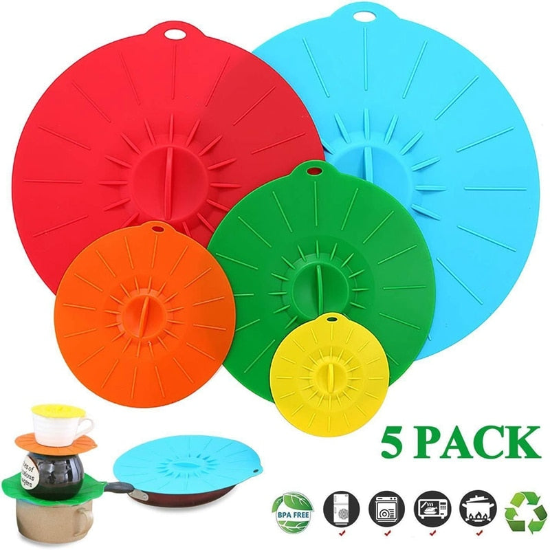 JVE Marketing™ Silicone Microwave Bowl Cover
