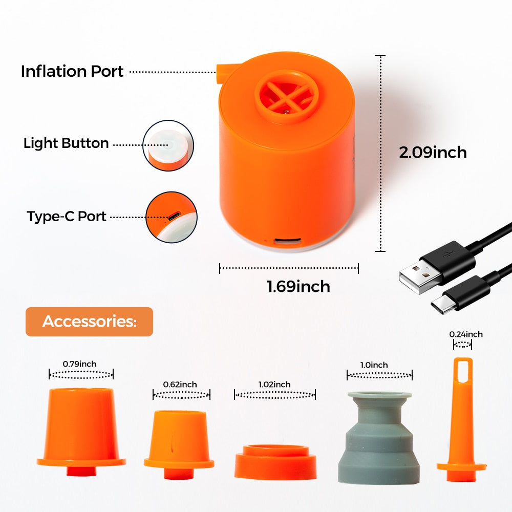 JVE Marketing™ Emergency Mini Air Pump