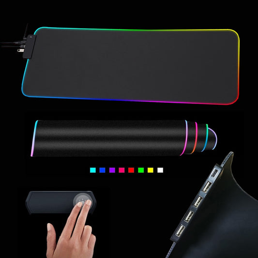 JVE Marketing™ RGB Mouse Pad with Cable