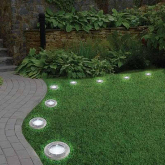 JVE Marketing™ Solar Garden Disk Light